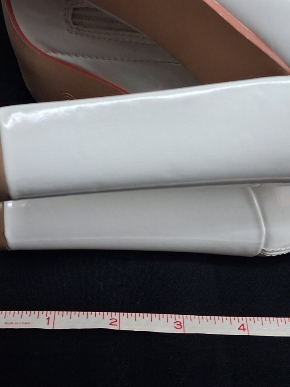 WSKEISP White Patent Thigh High Boots Size EU 39 US 8.5-9 High Block Heel - Picture 6 of 11
